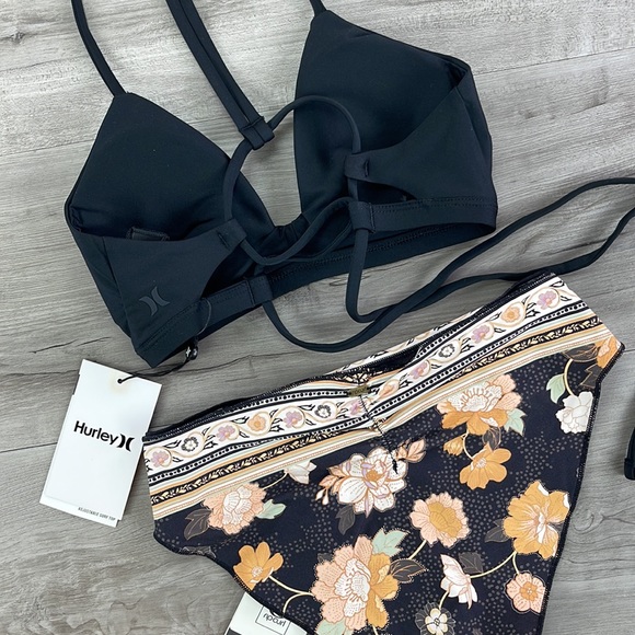 ☀️HURLEY☀️RIP CURL☀️ ADJUSTABLE SURF TOP Surf Gypsy Full Coverage Bikini - Picture 11 of 16